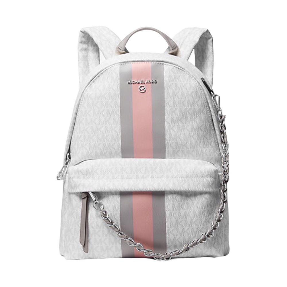 Michael Kors SLATER MEDIUM LOGO STRIPE BACKPACK